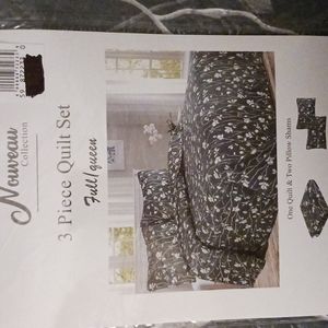 NEUVEAU COLLECTION QUILT AND PILLOW SHAM SET